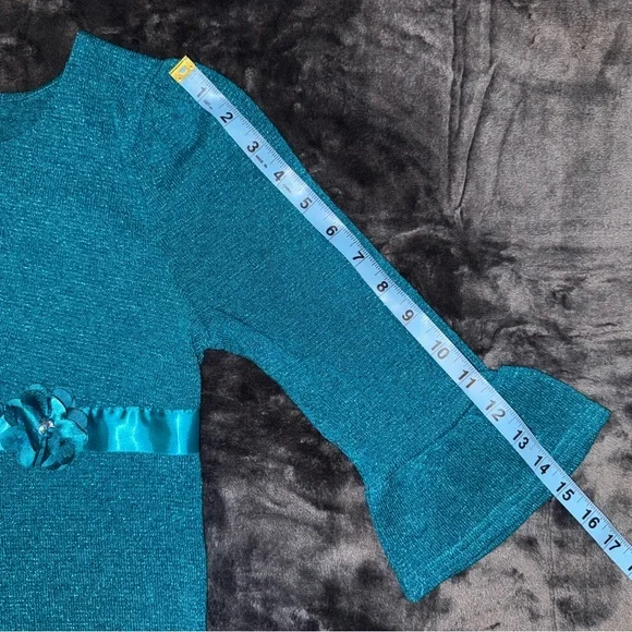 Dollie & Me Teal Dressy Outfit with Matching Doll Dress w/ DISCOUNTED SHIPPING - Picture 5 of 16